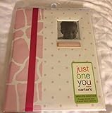 Carter's Just One You Baby's First Record Memory Book, Girl, Pink Giraffe/Dots by Carter's