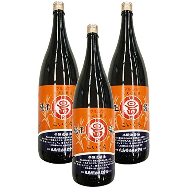 Amazon.co.jp: 丸島醤油 純正醤油 濃口 900ml : 食品・飲料・お酒