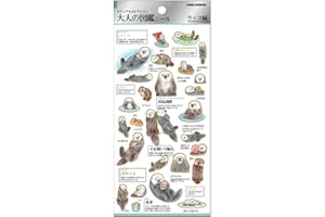 カミオジャパン シール 大人の図鑑シール ラッコ 226330