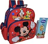 Disney Mickey Mouse Deluxe 12" Small Backpack With Bonus 6Pk Pencils [並行輸入品]