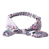 Domybest　ベビー ヘアバンド リボン　ウサギ耳　キッズ 子供 カチューシャ 髪飾り ヘアアクセサリー　女の子 新生児 赤ちゃん 出産祝い 内祝い お宮参り 誕生日 100日記念 こどもの日 記