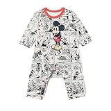 Disney　ディズニー　 親子でお揃い カエルロンパース ミッキーマウス（コミック総柄） サイズ：60