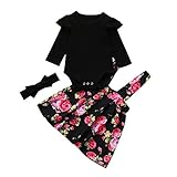 (プタス)Putars ベビー服 子供服 上下セット ロンパース サロペット 女の子 フリル 花柄 新生児 歩行服 出産お祝い 記念日 プレゼント 0-18ヶ月