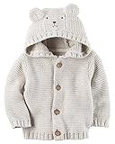 カーターズ Carter's カーディガン Hooded Bear Cardigan 3M (55-61cm) [並行輸入品]