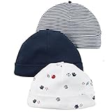カーターズ Carter's 男の子用未来のアメリカンアスリートコットン素材ベビーキャップ3個セット [並行輸入品]