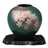 九谷焼 5.5号花瓶 花舞（台付）