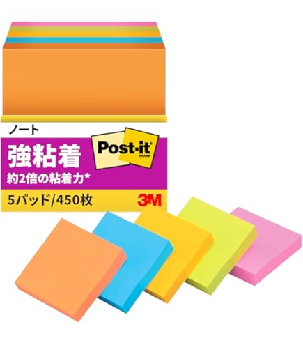 Amazon.co.jp: 【Amazon.co.jp限定】 3M ポストイット 付箋 強粘着