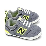 [ニューバランス] new balance 子供スニーカー KO574 ベビーシューズ インファント ベビー用 マジック式 GLI（グレー／ライム） 11.0cm