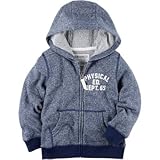 Carter's(カーターズ) ジップアップマールドフレンチテリーフード ブルー アウターパーカー 6歳【並行輸入】