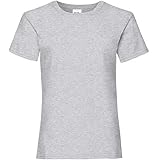 (フルーツオブザルーム) Fruit Of The Loom 子供用 Valueweight クルーネック 半袖 Tシャツ (2パック) 女の子