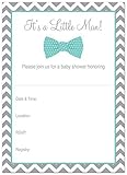 24 Cnt Bow Tie fill-inベビーシャワーfill-in招待状 5x7 8354-FIA7
