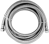 Luxe Bidetホット水金属編組ホースwith 3 / 8 "、1 / 4 " Ends ( 9 ft )