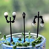 マイクロの風景装飾ミニストリートランプ庭の美化