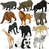 Amazon Co Jp プレゼント 子供 おもちゃ 野生動物 フィギュア 女の子 男の子 知育玩具 12個セット 野生動物 ホビー
