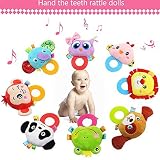 veepola Cute Cartoon Animal Toddler幼児赤ちゃんHand Bell Rattles Plush Toy