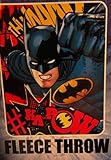 Batman Kids 40 x 50 Soft Fleece Throw Blanket by Northwest