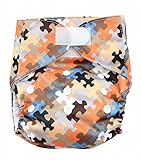 SUNNY BABY おむつカバー 布おむつ フリーサイズ サイズ調節可 テープ式　パズル [並行輸入品]