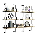 HAIZHEN 複数階建ての棚ベッドルームリビングルームクラブの壁掛け ( 色 : A )