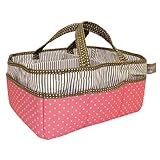 Trend Lab Cocoa Coral Storage Caddy, Pink by Trend Lab