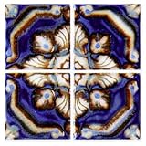 スペイン風 デザインタイル 75mm角 S-03