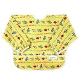 Bumkins Waterproof Sleeved Bib, Yellow Fish by Bumkins [並行輸入品]