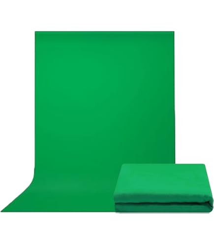 Amazon | FotoFoto クロマキー グリーンバック 布 150 x 200 cm 背景布