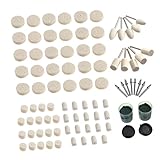 GRALARA約90本　柔らかい　ウール　回転工具　研磨バフ　研磨キット　フェルトバフ