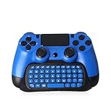 Bluetoothキーボード キーパッド PS4 コントローラ ゲームパッド 2.4G ワイヤレス ブルー