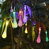 Gracetop LED20球 4.8m led イルミネーションライト ガーデンライト ソーラー クリスマス イルミネーション 屋外 防水 発光モードは8パターン 光センサー内蔵 自動ON/OFF 