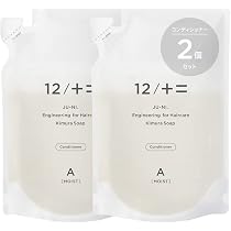 Amazon | 木村石鹸 12/JU-NI 【シャンプー2個】詰め替えセット 450ml