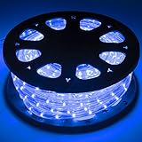 Best Choice Products 50 ft LEDロープライト防水屋内屋外パーティークリスマス装飾照明パティオgarden- BL