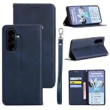 適用 Galaxy A57 5G ケース 手帳型 適用 SC-54G 手帳型ケース 適用 ギャラクシーA57 5G SC-54G スマホケース カバー 手帳型 PUレザー カード収納 財布型 耐衝撃 ケース マグネット スタンド機能付き 5色(適用 Galaxy A57 5G ケース手帳型) (深い青)