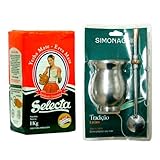 セレクタ グリーンマテ茶 (茶葉・茎入り) セレクタ モリエンダ グラヌラーダ 1kg＆茶器セット selecta