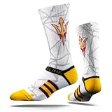 Arizona State Sun Devils Strideline Strappedフィット2.0 Socks – ホワイトGem