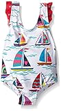 Hatley ハットレイ 女の子 ラッシュガード、ヨット柄 95cm、3Y(97cm) マルチカラー ナイロン88% ポリウレタン12% BS0SAIL001