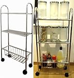 W-4158 スリムワゴン 幅17.5cm X 奥行42.5cm X 高さ85cm