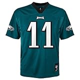 Carson Wentz Philadelphia EaglesユースNFL Mid Tierレプリカジャージー グリーン