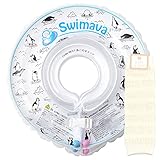 Swimavaスイマーバ【日本正規品】うきわ首リング＆美人家オリジナルレッグウォーマー (スイマーバモノトーンペンギン+美人家オリジナル ベビー用レッグウォーマー)