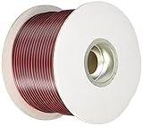オーナンバ 300V ビニル平形コード(異色) VFF 0.5SQ リール巻 100m 赤黒