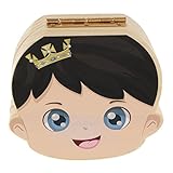 【ノーブランド品】 赤ちゃん　子供　木製　カール歯の箱　ミルクの歯　毛　保存ボックス　収納　記念品　全２種 - 女の子
