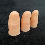 【手品 マジック】Realistic Thumb Tip/リアルなポリマー樹脂製サムチップ 6本入り 親指チップ リアルなフィンガーチップ マジックアクセサリー 手品 道具 (大サイズ)