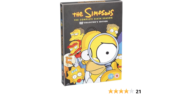 セール 登場から人気沸騰 ザ シンプソンズ シーズン6 Dvdコレクターズbox 新品 マルチレンズクリーナー付き アニメ