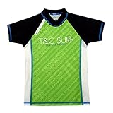 キッズ ジュニア 子供用 半袖 ラッシュガード 水着 日焼け対策 男の子 男児 fo-rsb28 130cm No.05