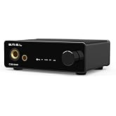 S.M.S.L DS100 USB MQA DAC CS43131 チップ搭載 6.35mm & 4.4mm ヘッドホンアンプ MQA-CD | XMOS XU-316 32bit/768kHz DSD256 USB/光/同軸入力 オーディオ D/A