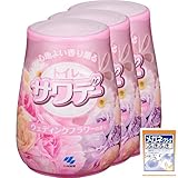 サワデー ウェディングフラワー消臭芳香剤 トイレ用 本体 140g×3個(おまけ付き) 【まとめ買い】 【Amazon.co.jp限定】