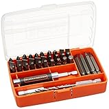 Black & Decker 71-912 Drill and Screw Bit Set 45-Piece [並行輸入品]