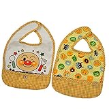 アンパンマン お食事エプロン 2枚組 スモック キッズ 女の子 男の子 ガールズ ボーイズ j-kuz06 イエロー