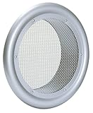 西邦工業 SEIHO SN200S 外壁用ステンレス製換気口 (フラットグリル) 金網型10メッシュ 低圧損