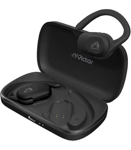 【新品未開封】Victor ワイヤレスイヤホン HA-EC77T ブラック Amazon.co.jp: JVCケンウッド Victor HA-EC77T-B ワイヤレス