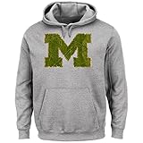 NCAAミシガン州立大学のメンズLaid Outフリース 3L シルバー